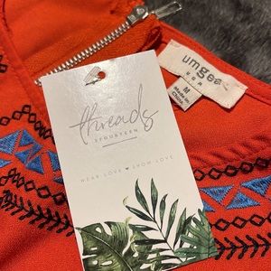 Umgee Orange Summer Dress